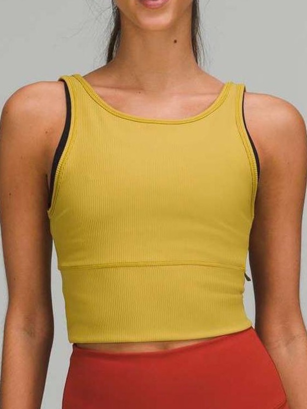 Lululemon | Ribbed Power Pivot Tank (Auric Gold)